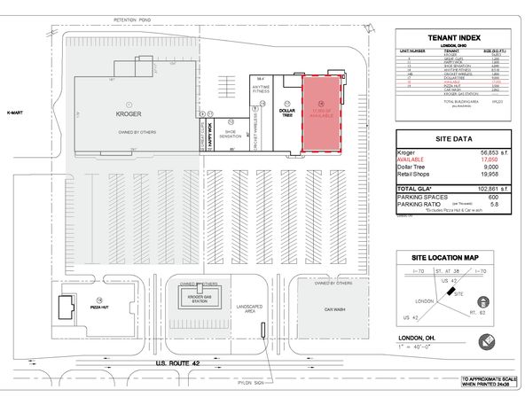 London Plaza: 224-232 Lafayette Street, London, OH 43140